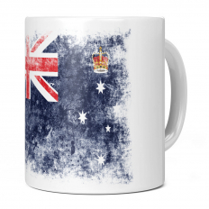 VICTORIA DISTRESSED FLAG 11OZ NOVELTY MUG
