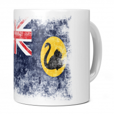 WESTERN AUSTRALIA DISTRESSED FLAG 11OZ NOVELTY MUG