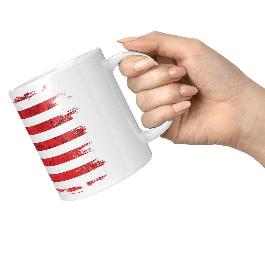 STARS AND STRIPES GRUNGE FLAG 11oz NOVELTY MUG Mugs
