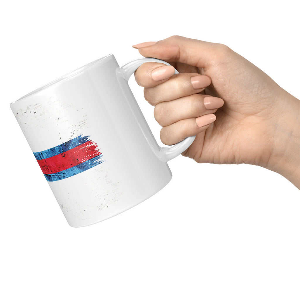 FAROE ISLANDS GRUNGE FLAG 11oz NOVELTY MUG Mugs