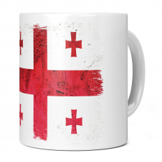 GEORGIA GRUNGE FLAG 11OZ NOVELTY MUG