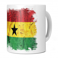 GHANA GRUNGE FLAG 11OZ NOVELTY MUG