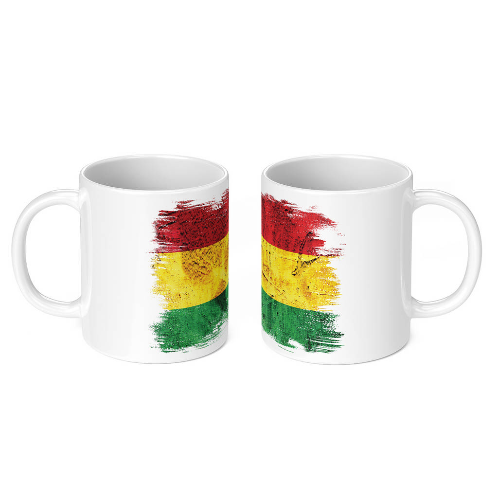 GHANA GRUNGE FLAG 11oz NOVELTY MUG Mugs