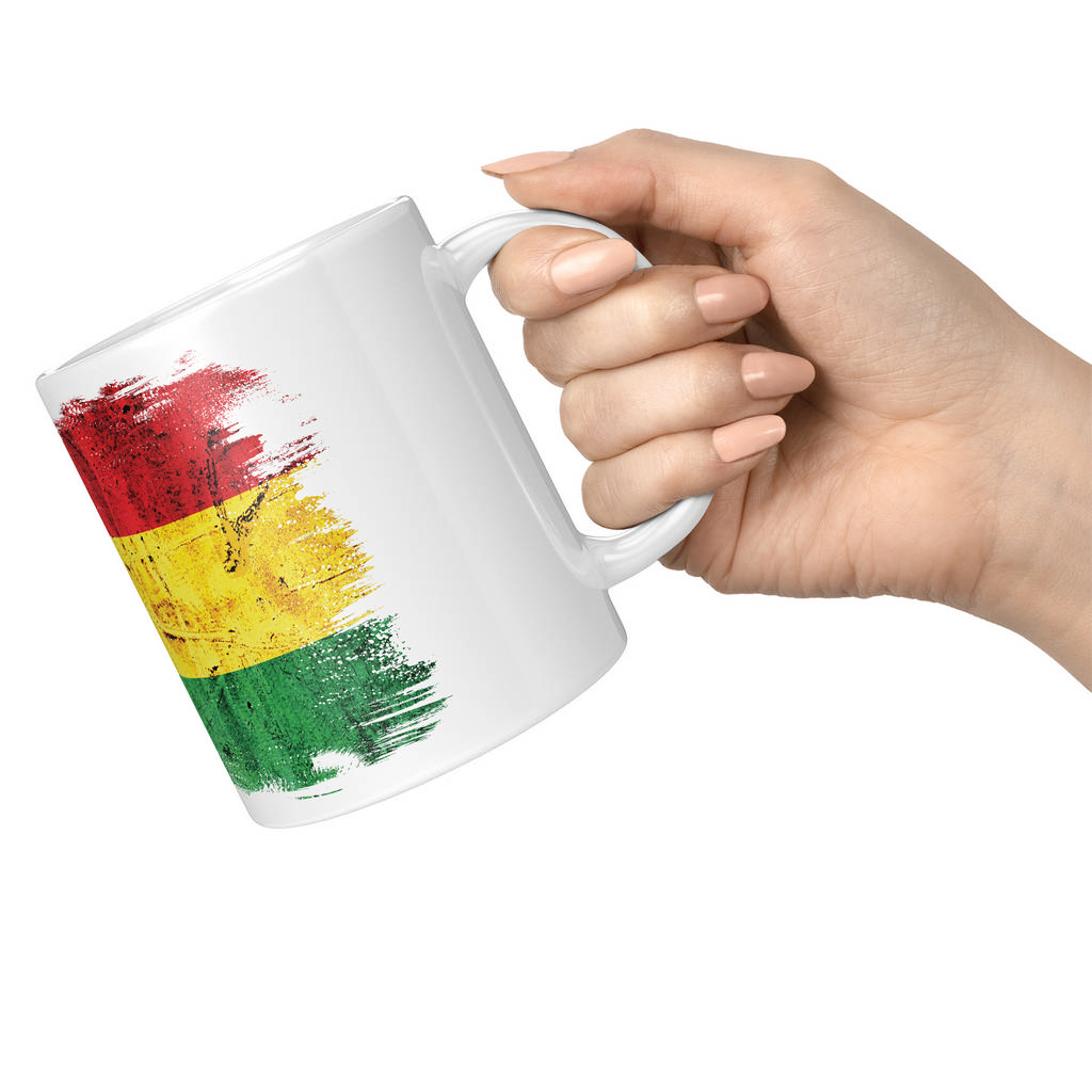 GHANA GRUNGE FLAG 11oz NOVELTY MUG Mugs