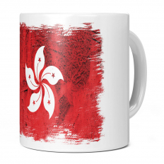 HONG KONG GRUNGE FLAG 11OZ NOVELTY MUG