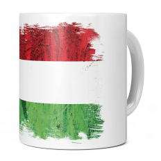 HUNGARY GRUNGE FLAG 11OZ NOVELTY MUG
