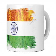INDIA GRUNGE FLAG 11OZ NOVELTY MUG