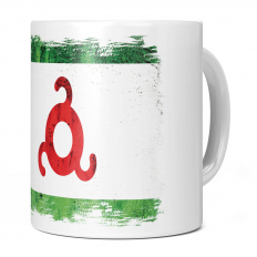 INGUSHETIA GRUNGE FLAG 11OZ NOVELTY MUG