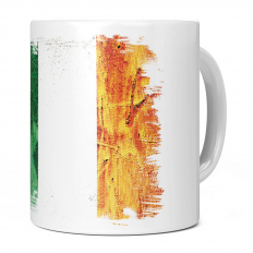 IRELAND GRUNGE FLAG 11OZ NOVELTY MUG
