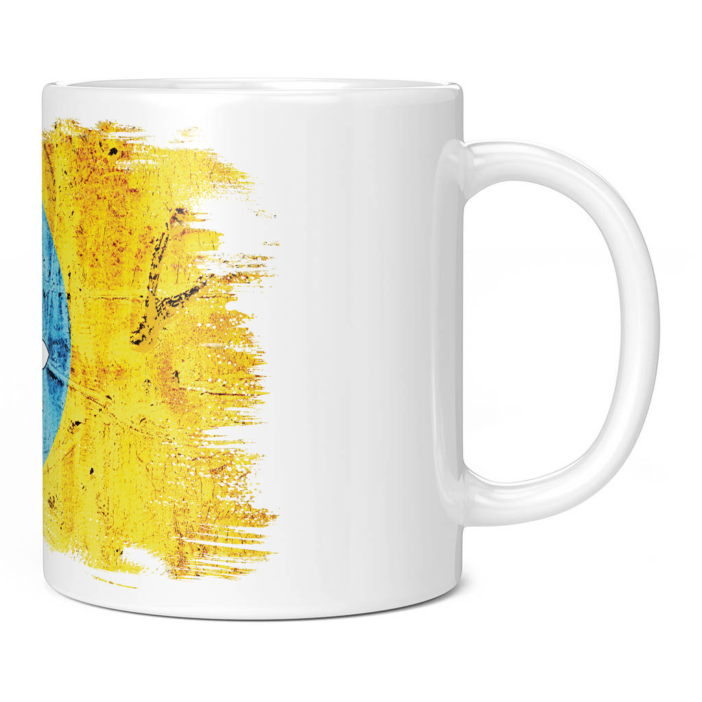 KALMYKIA GRUNGE FLAG 11oz NOVELTY MUG Mugs
