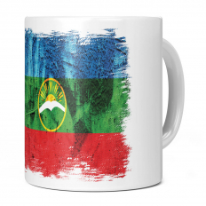 KARACHAY-CHERKESSIA GRUNGE FLAG 11OZ NOVELTY MUG