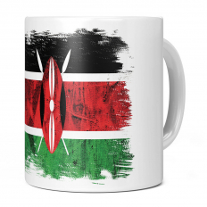 KENYA GRUNGE FLAG 11OZ NOVELTY MUG