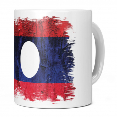LAOS GRUNGE FLAG 11OZ NOVELTY MUG