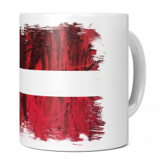 LATVIA GRUNGE FLAG 11OZ NOVELTY MUG
