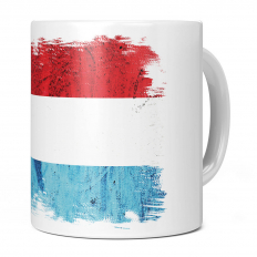 LUXEMBOURG GRUNGE FLAG 11OZ NOVELTY MUG