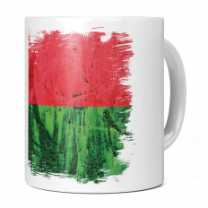 MADAGASCAR GRUNGE FLAG 11OZ NOVELTY MUG