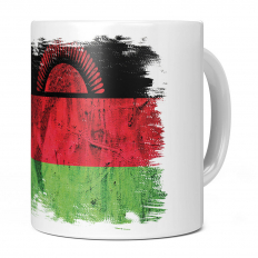 MALAWI GRUNGE FLAG 11OZ NOVELTY MUG