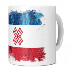 MARI EL GRUNGE FLAG 11OZ NOVELTY MUG