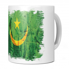 MAURITANIA GRUNGE FLAG 11OZ NOVELTY MUG