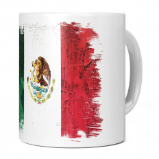 MEXICO GRUNGE FLAG 11OZ NOVELTY MUG