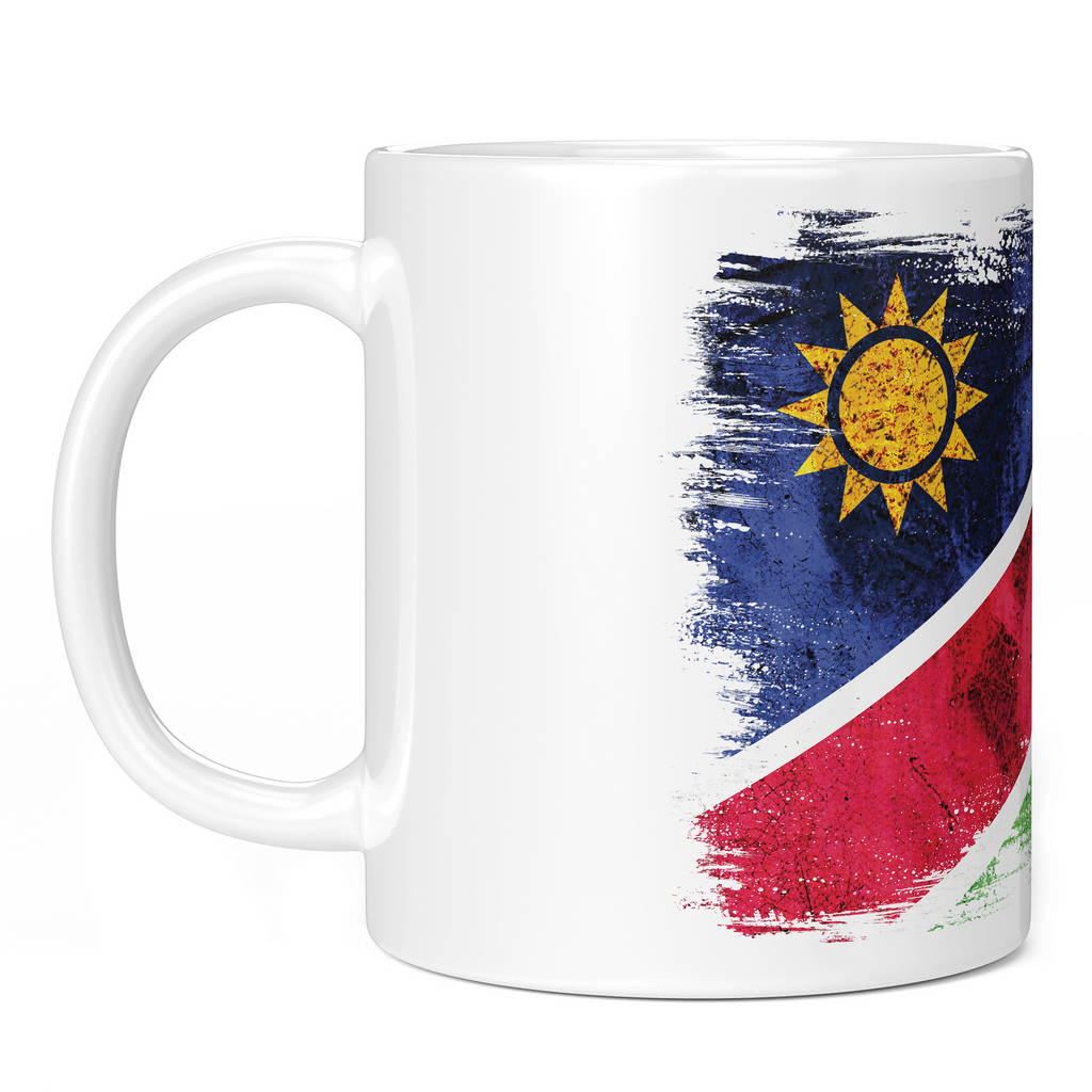 NAMIBIA GRUNGE FLAG 11oz NOVELTY MUG Mugs