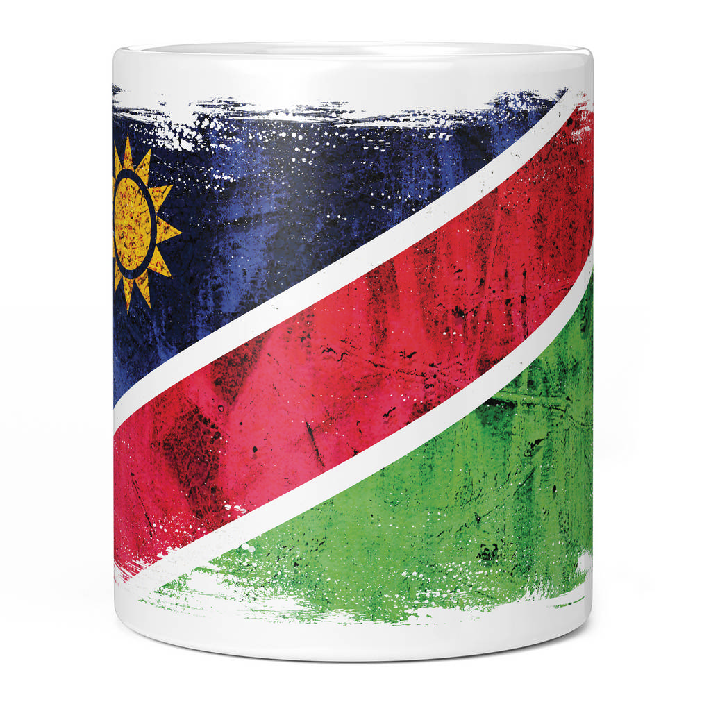NAMIBIA GRUNGE FLAG 11oz NOVELTY MUG Mugs
