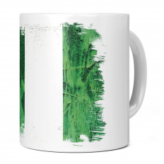 NIGERIA GRUNGE FLAG 11OZ NOVELTY MUG
