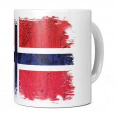 NORWAY GRUNGE FLAG 11OZ NOVELTY MUG