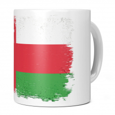 OMAN GRUNGE FLAG 11OZ NOVELTY MUG