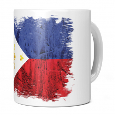PHILIPPINES GRUNGE FLAG 11OZ NOVELTY MUG