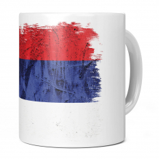 REPUBLIKA SRPSKA GRUNGE FLAG 11OZ NOVELTY MUG