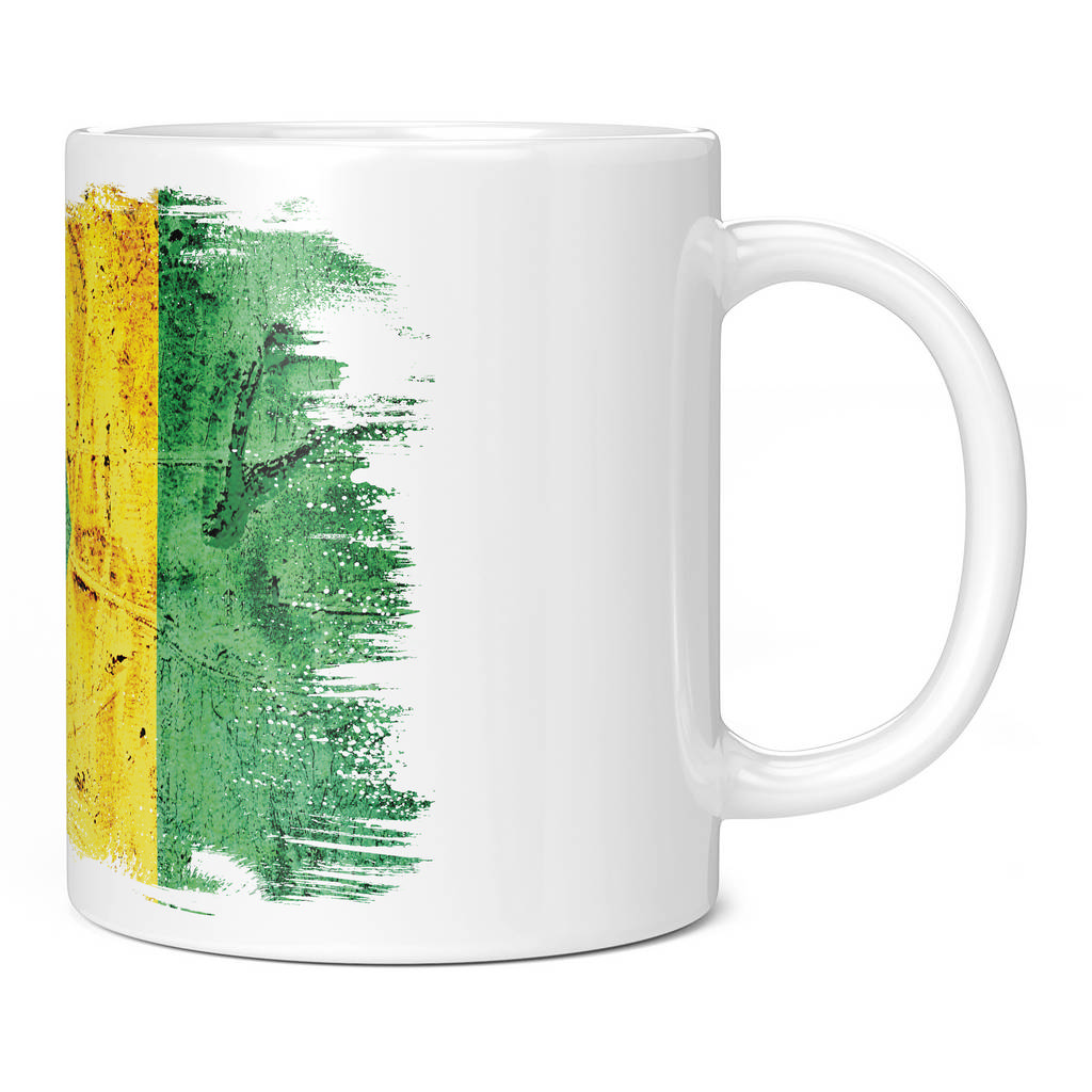 SAINT VINCENTS AND THE GRENADINES GRUNGE FLAG 11oz NOVELTY MUG Mugs