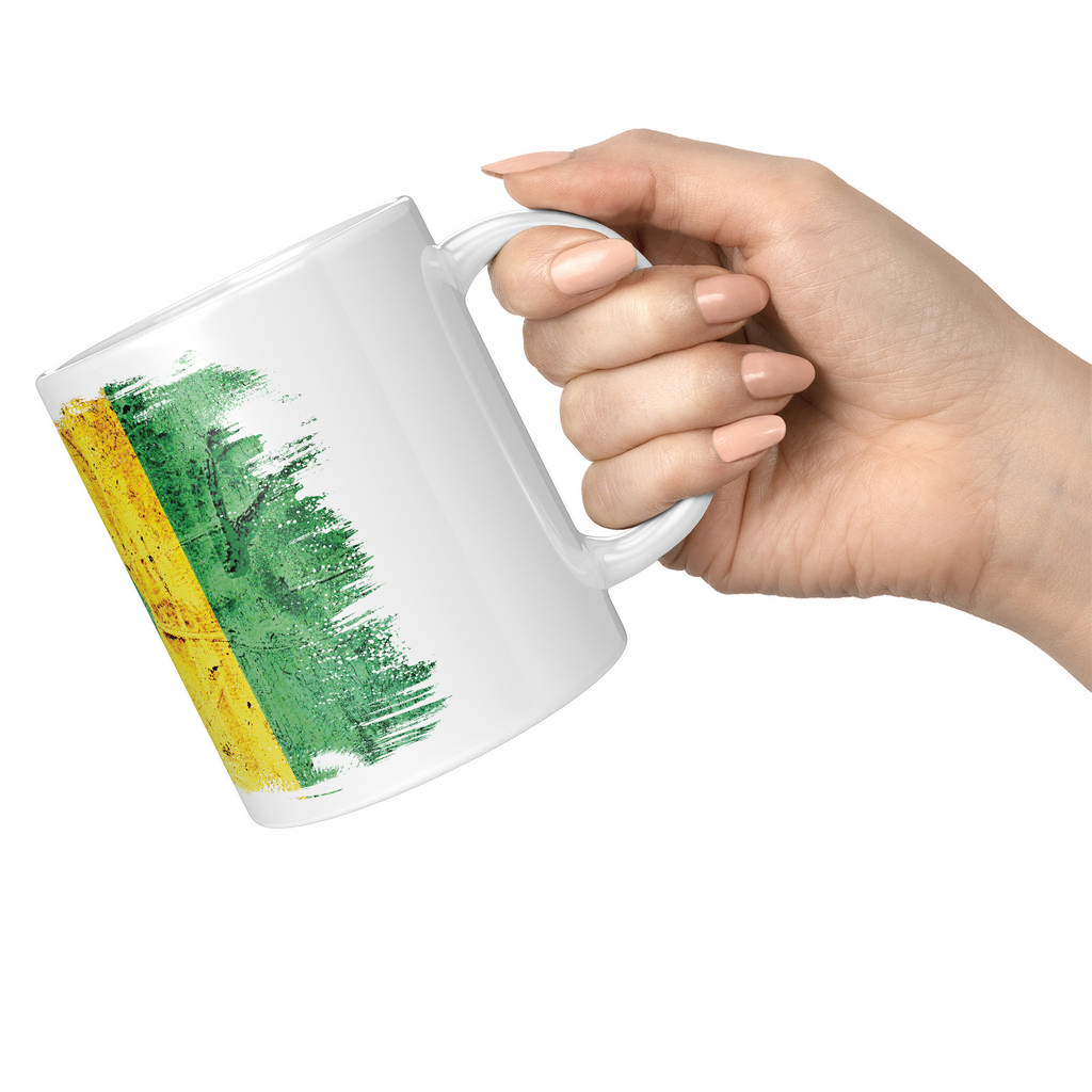 SAINT VINCENTS AND THE GRENADINES GRUNGE FLAG 11oz NOVELTY MUG Mugs