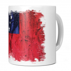 SAMOA GRUNGE FLAG 11OZ NOVELTY MUG