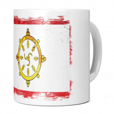 SIKKIM GRUNGE FLAG 11OZ NOVELTY MUG