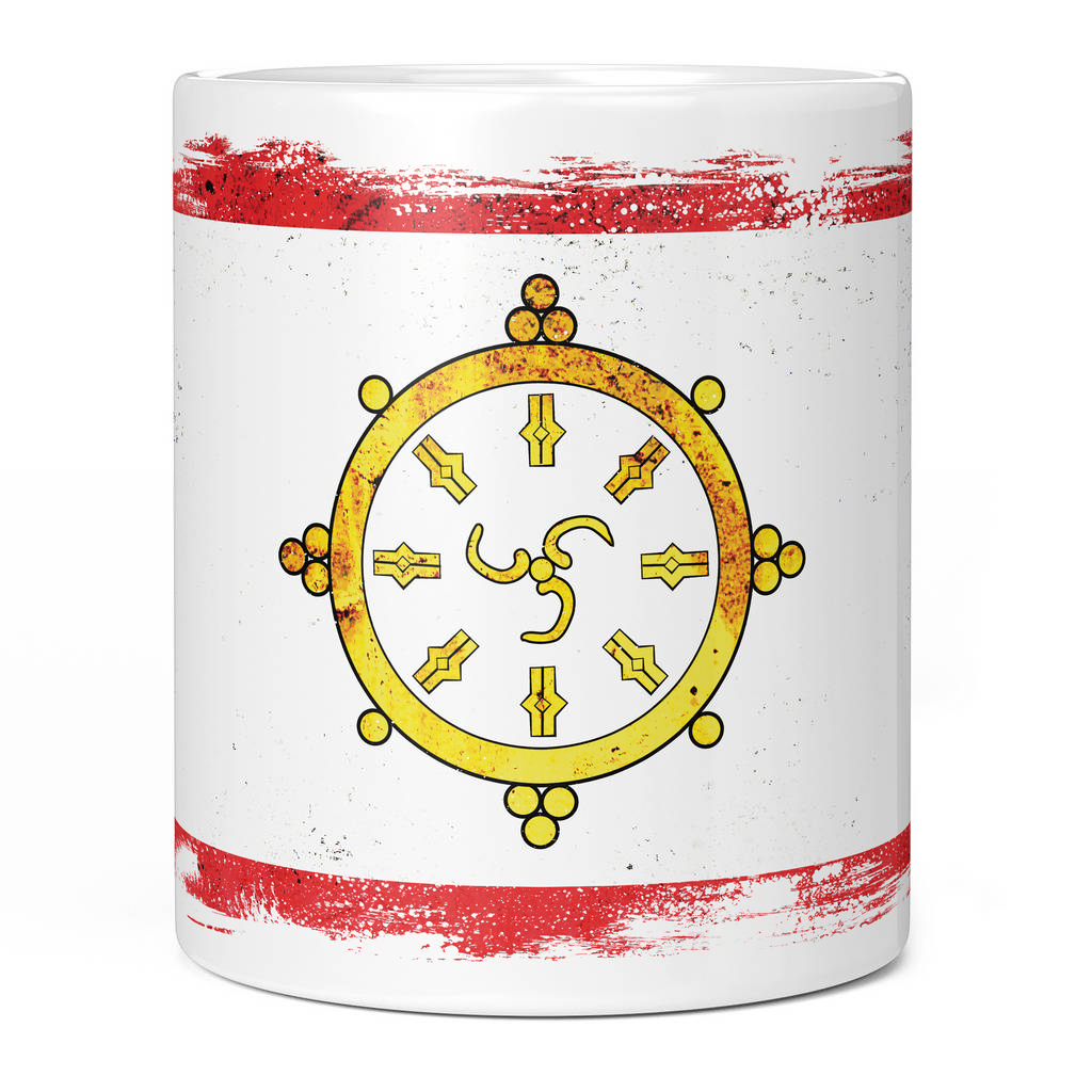 SIKKIM GRUNGE FLAG 11oz NOVELTY MUG Mugs