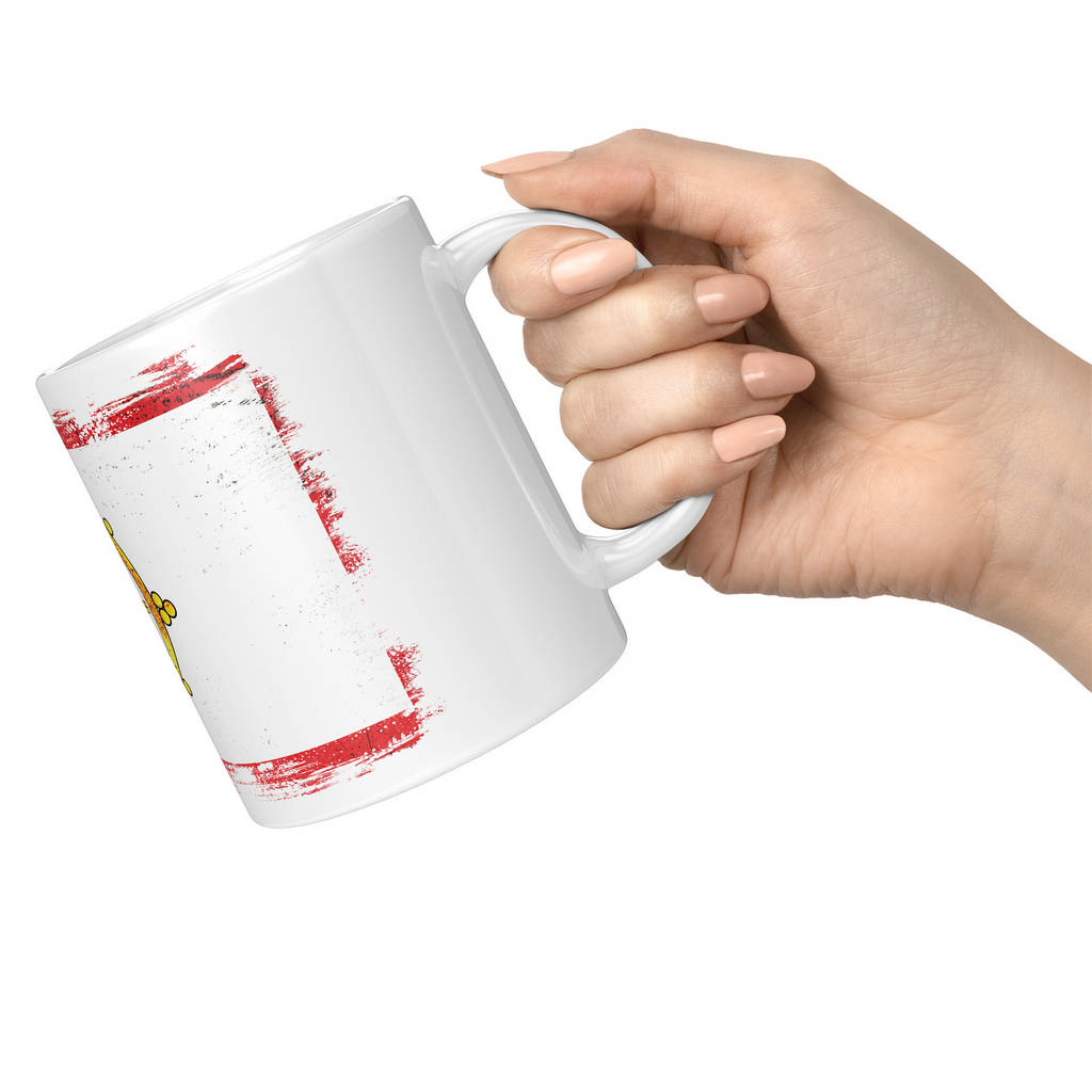 SIKKIM GRUNGE FLAG 11oz NOVELTY MUG Mugs