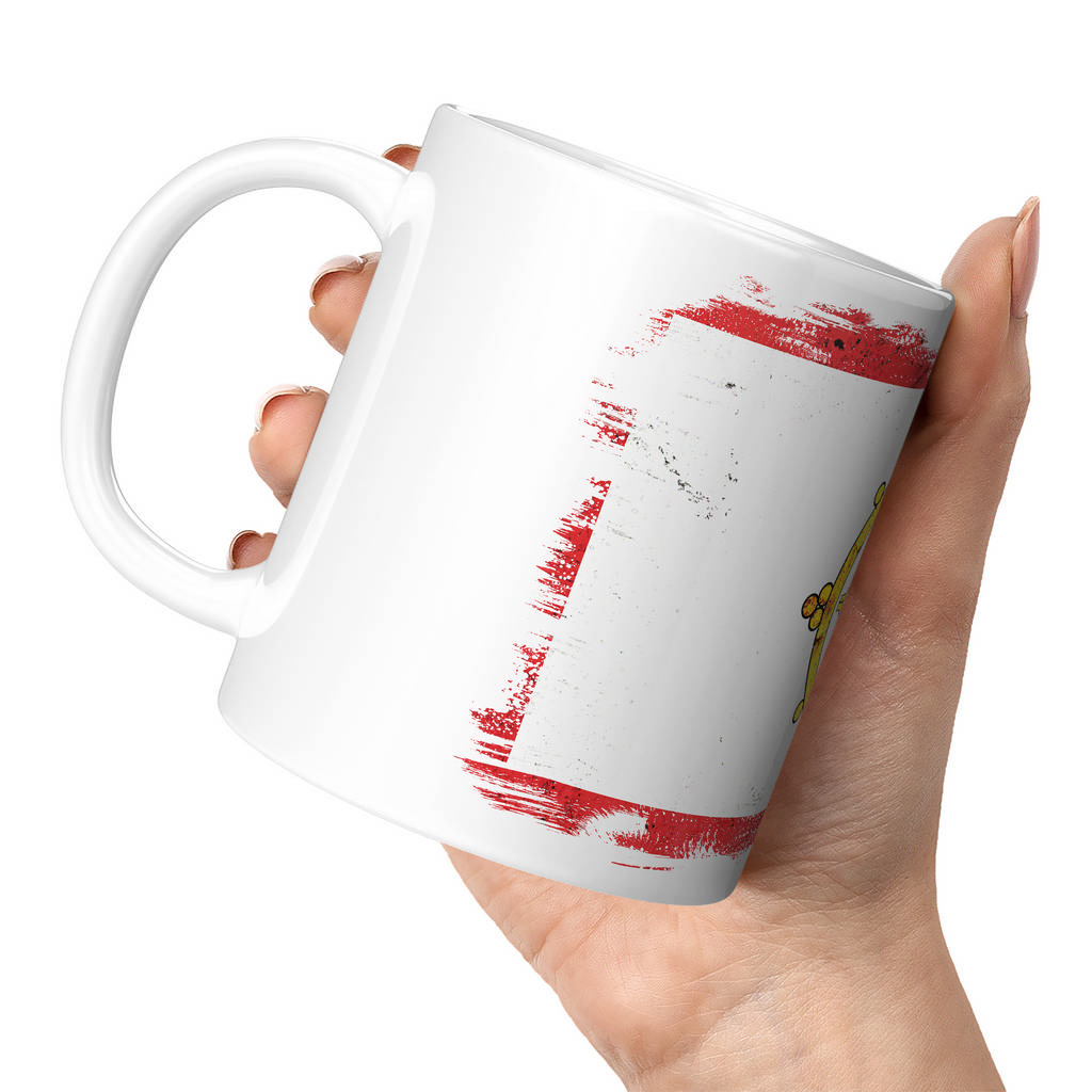 SIKKIM GRUNGE FLAG 11oz NOVELTY MUG Mugs