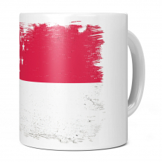 SINGAPORE GRUNGE FLAG 11OZ NOVELTY MUG