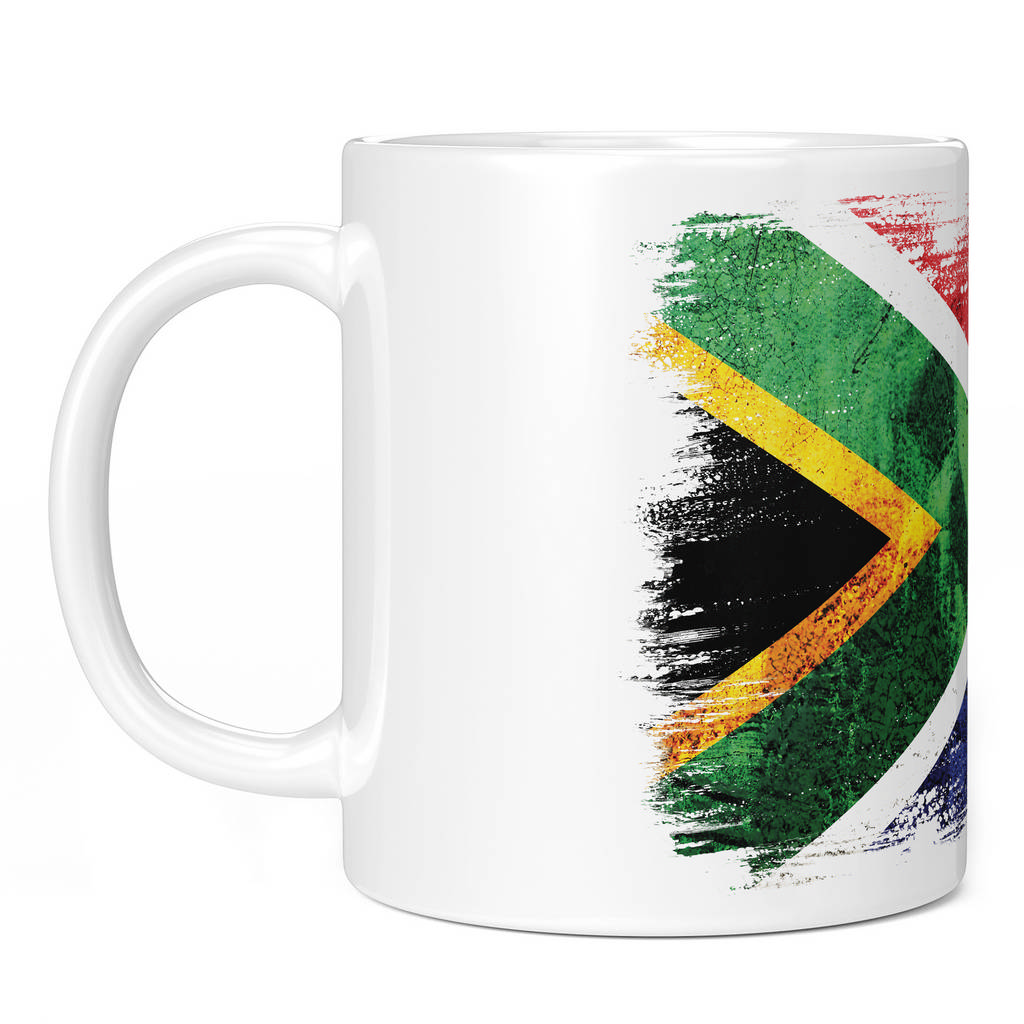 SOUTH AFRICA GRUNGE FLAG 11oz NOVELTY MUG Mugs