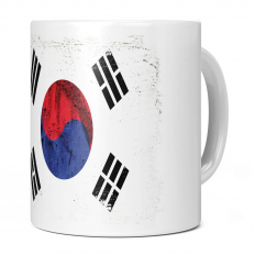 SOUTH KOREA GRUNGE FLAG 11OZ NOVELTY MUG
