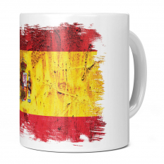 SPAIN GRUNGE FLAG 11OZ NOVELTY MUG