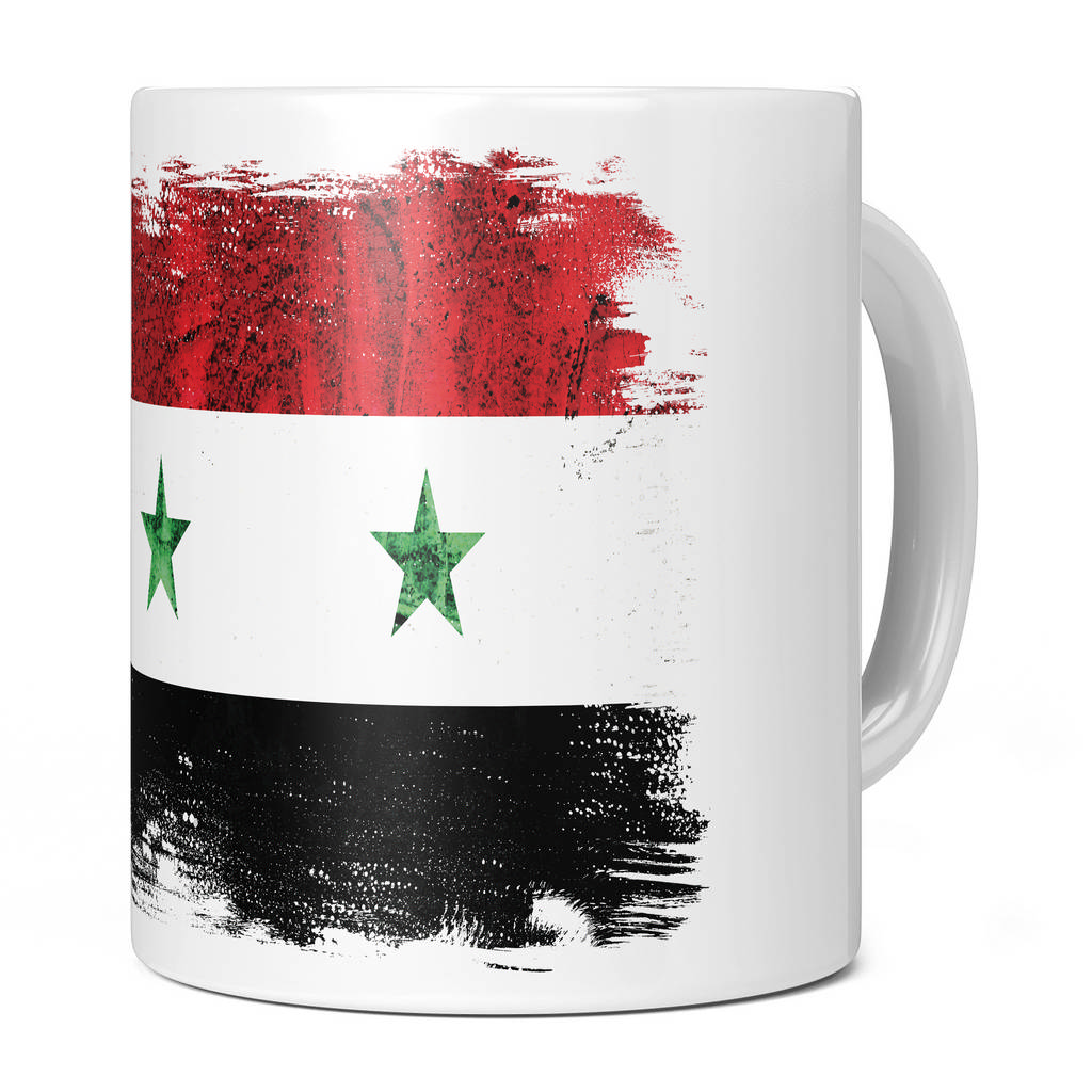 SYRIA GRUNGE FLAG 11OZ NOVELTY MUG