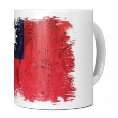 TAIWAN GRUNGE FLAG 11OZ NOVELTY MUG
