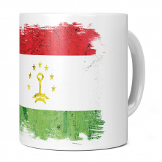 TAJIKISTAN GRUNGE FLAG 11OZ NOVELTY MUG