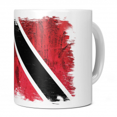 TRINIDAD AND TOBAGO GRUNGE FLAG 11OZ NOVELTY MUG