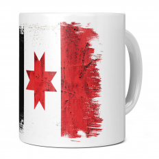 UDMURTIA GRUNGE FLAG 11OZ NOVELTY MUG