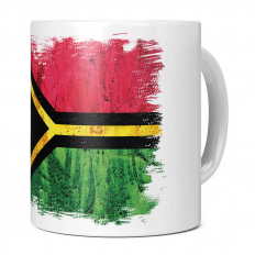VANUATU GRUNGE FLAG 11OZ NOVELTY MUG