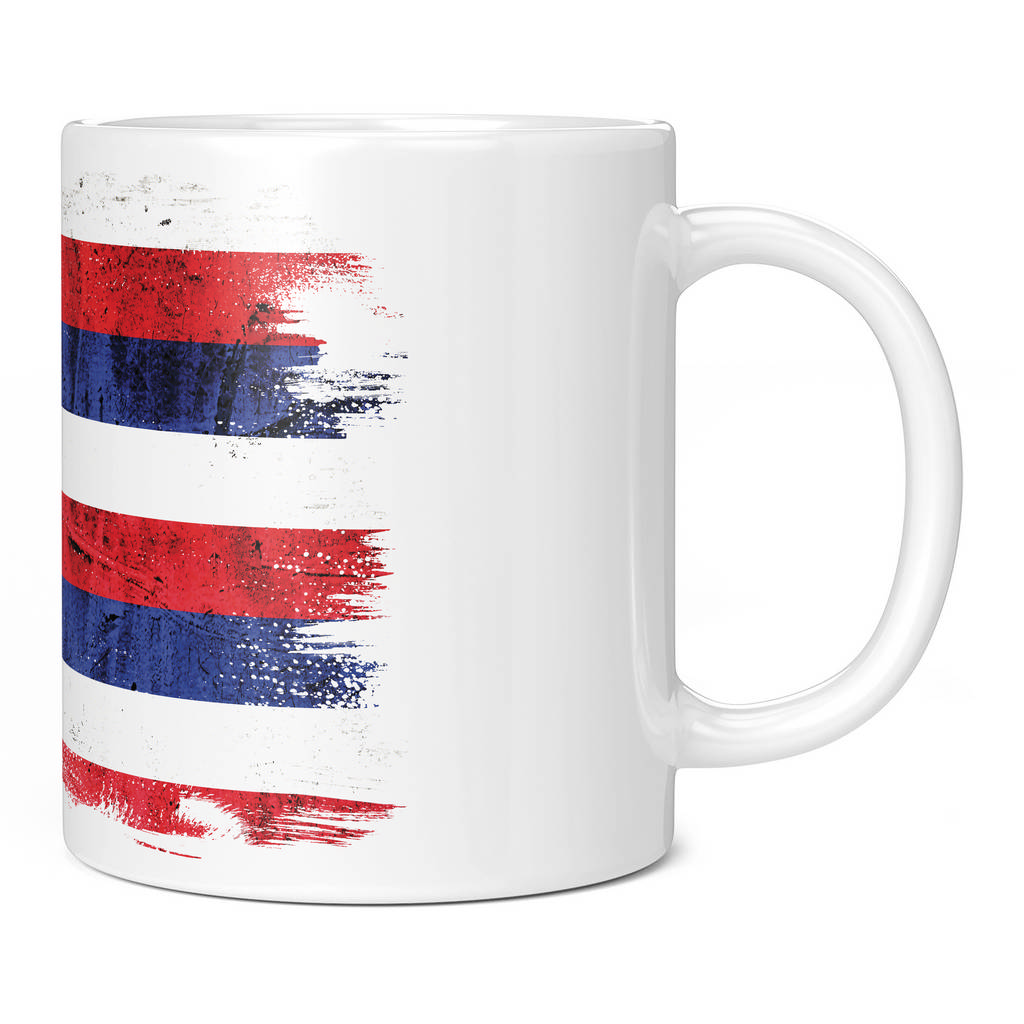 HAWAII STATE GRUNGE FLAG 11oz NOVELTY MUG Mugs