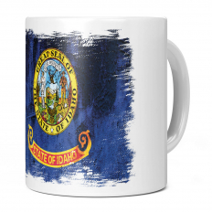 IDAHO STATE GRUNGE FLAG 11OZ NOVELTY MUG